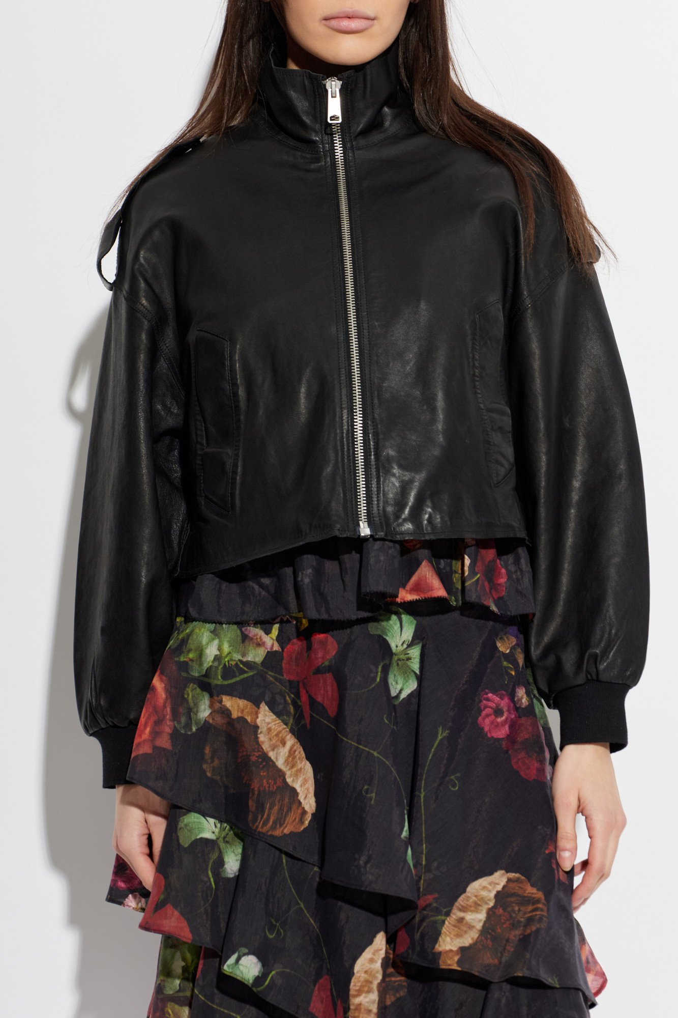 AllSaints 'Lowden' leather jacket | Women's | Vitkac